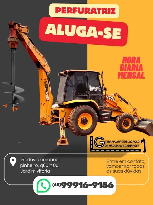 Aluga-se Escavadeira pc  Retroescavadeira mini  pá carregadeira bobcat limpeza  - Foto 3
