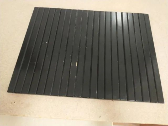 Apoio de braço de sofá em MDP Preto 1 cm x 45 cm x 34 cm