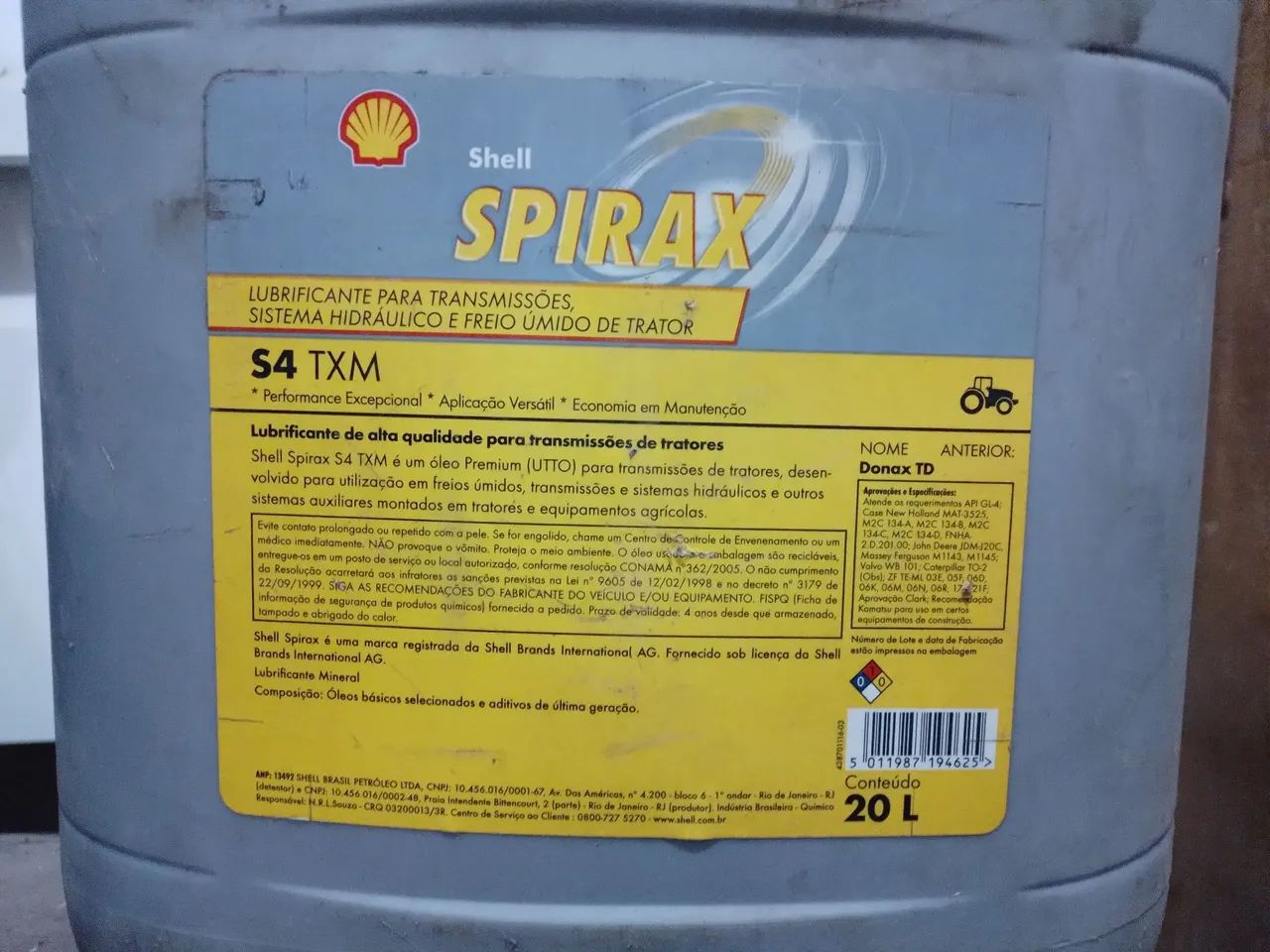 Óleo Shell Spirax S4 TXM 20 Litros - Foto 2