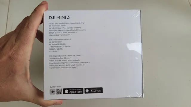 Drone Dji Mini 3 NOVO, LACRADO! Vai até 10km. Voa até 51 minutos. Parcelo em 12X  - Foto 6