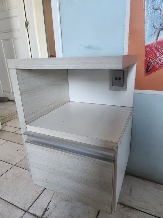 Rack de mdf branco  - Foto 2
