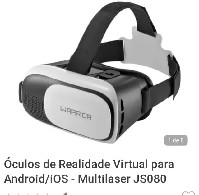 Óculos realidade virtual 3D Multilaser 