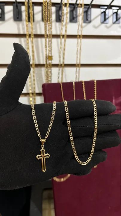 Cordões banhados a ouro 18k de alta qualidade  - Foto 5