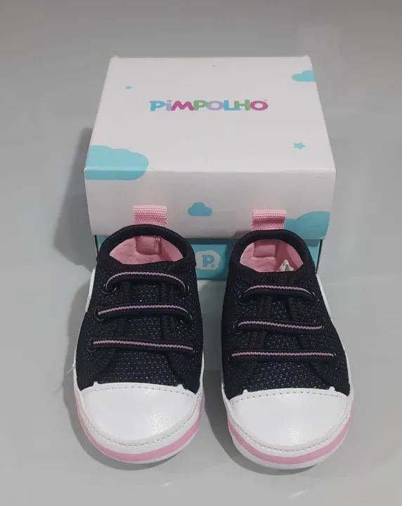 Tênis Bebê Pimpolho Tamanho 03 Seminovo