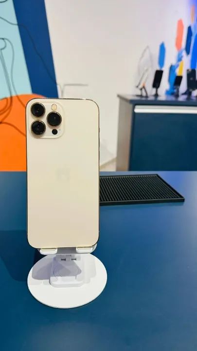 iPhone 13 Pro Max ゴールド 82%バッテリー iPhone 13 PRO MAX - 128GB (Grade A+ bateria 80% a 100%) SEMI NOVO