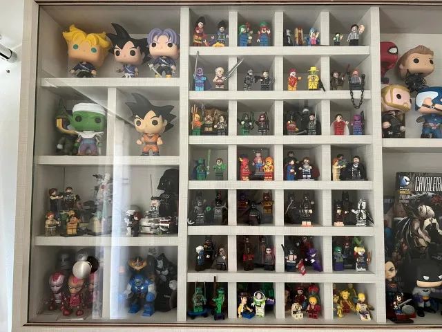Quadro com Legos (similares), Funkos Pop e outros (Marvel, Dragon Ball, DC) - Foto 3