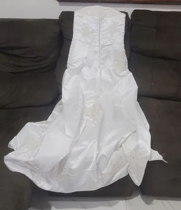  Vende se  Vestido de noiva usado   - Foto 3