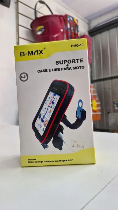 Suporte de celular para moto