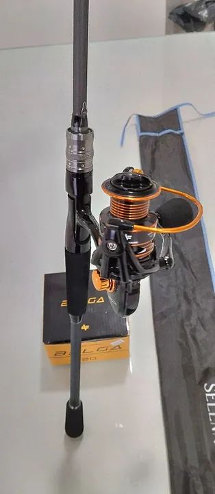 Kit pesca carbono albatroz novo $ 150 - Foto 2