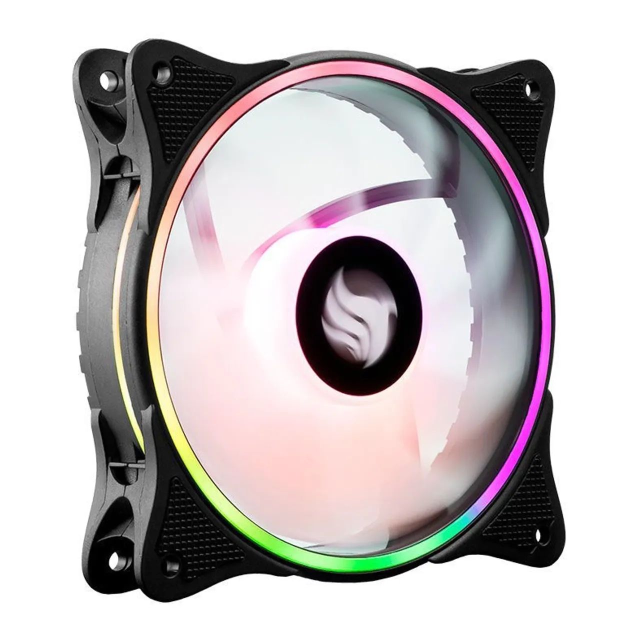 KIT VENTOINHAS PICHAU DUAL RING P1, LED ARGB, 3X120MM - Foto 4