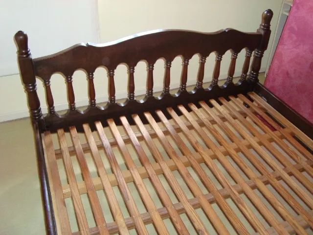 Cama de casal madeira maciça  móveis gramado! Oferta - Foto 4