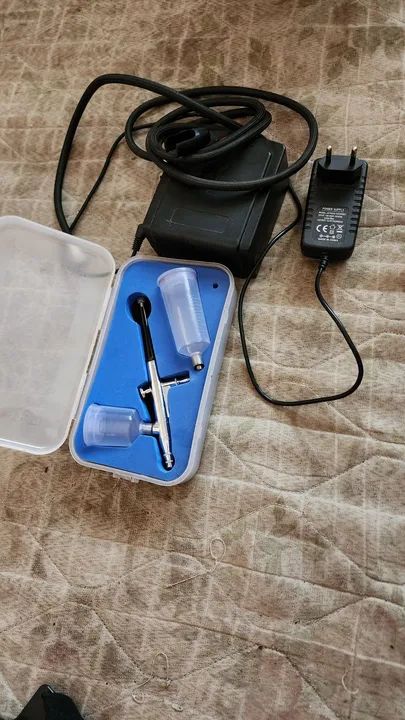 Caneta aerografo + mini compressor
