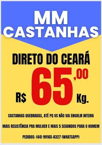 Castanha de caju novas (inteiras, bandas e caramelizadas) a partir de 65 reais o Kg!!! - Foto 2
