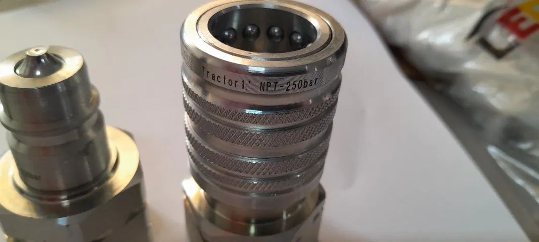 Engate Rápido Hidráulico Agrícola 1 Polegada Completo - Foto 3