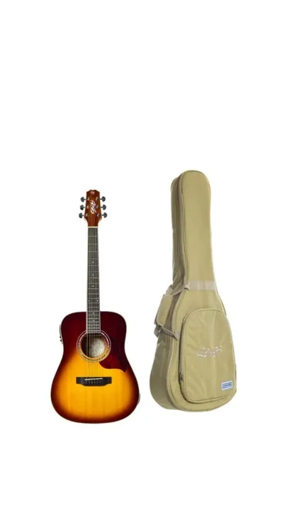 Violão Seizi Mini Tokyo - Brown Burst Com Bag