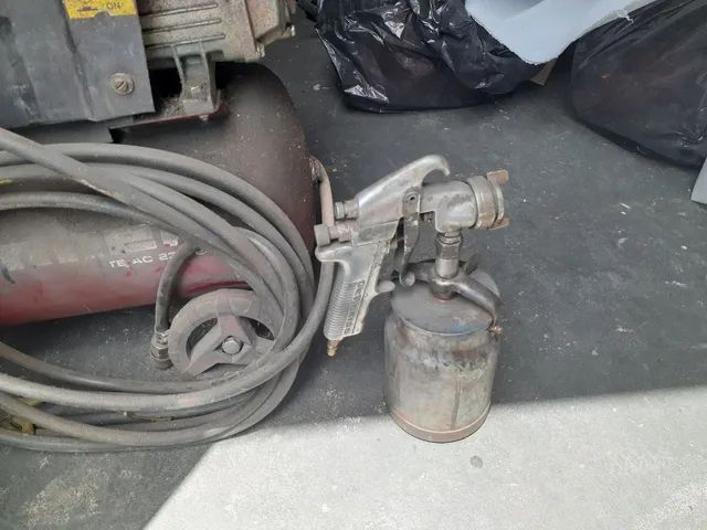 Vendece um compressor de pintura valo 900,00 - Foto 3