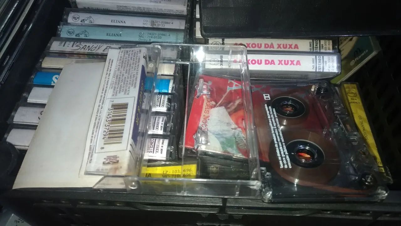 Fita K7 Cassete Sandy & Junior - Os Grandes Sucessos, bom estado. - Foto 2