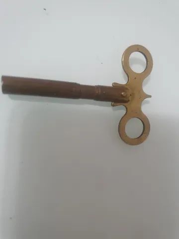 chave e pêndulo originais para relógio waterbury modelo oito