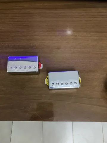 Set captadores humbucker capa cromada - Foto 2