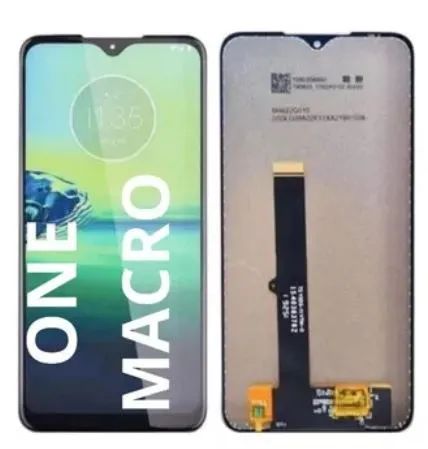 DISPLAY TOUCHSCREEN FRAME ORIGINALE MOTOROLA ONE MACRO XT2016 SCHERMO VETRO NERO - Foto 3