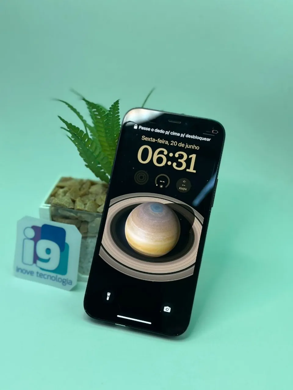 iPhone 12 mini   Preto  64GB  87% saúde da bateria SEMI NOVO COM GARANTIA LOJA FISICA 