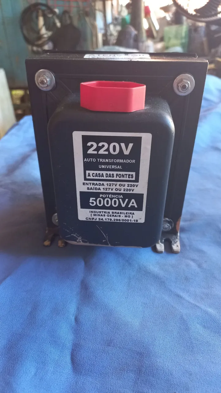 Transformador de Voltagem 5000VA 220v A Casa das Fontes