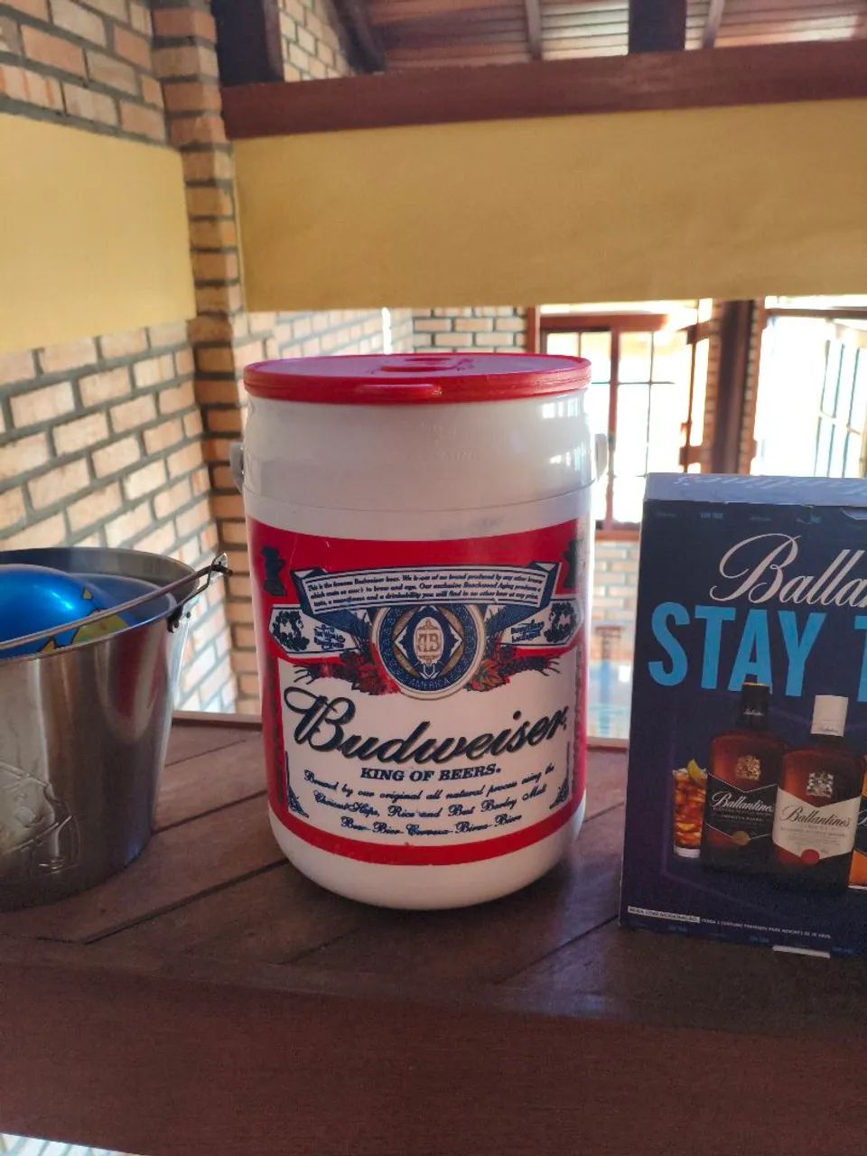 Balde de gelo cooler Budweiser - Foto 2