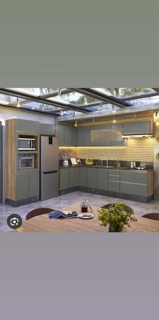 Armário de Cozinha Moderno com Design Inovador