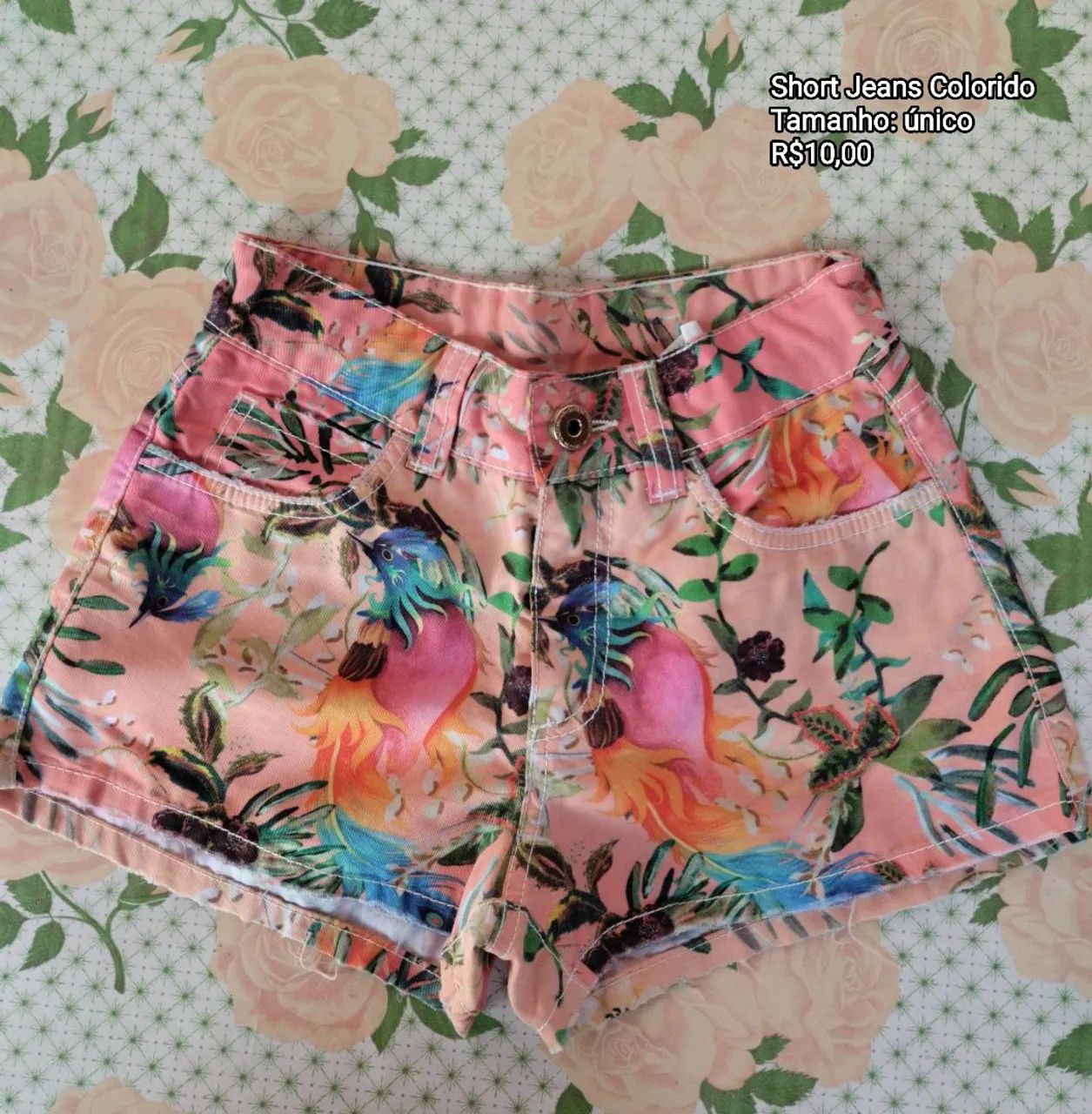 Bermudas Feminina Tamanho 34 - Foto 2