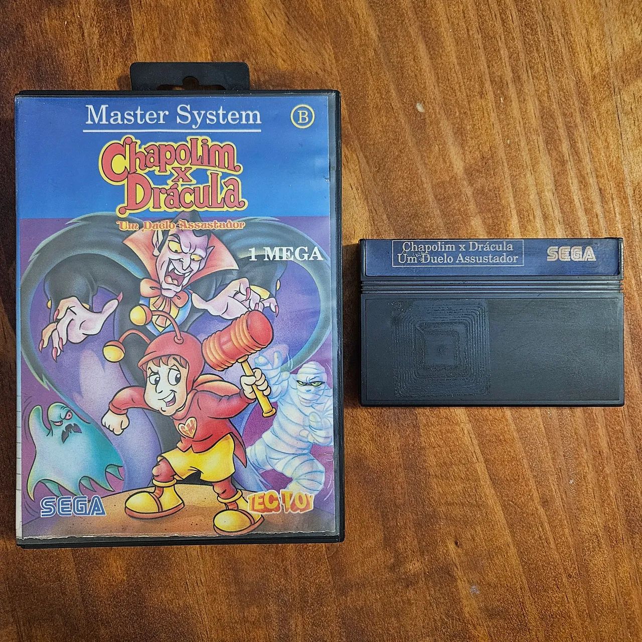 Chapolin x Drácula Um Duelo Assustador Master System Tectoy