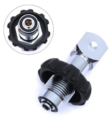 Adaptador DIN para Enchimento de Cilindros de Mergulho - 300 BAR Latão Cromado