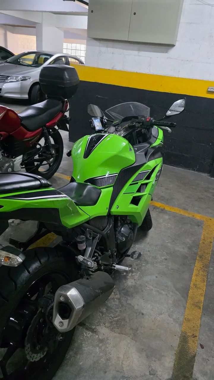 Kawasakii ninja verde 300 cc edição limitada 2014 - Foto 6