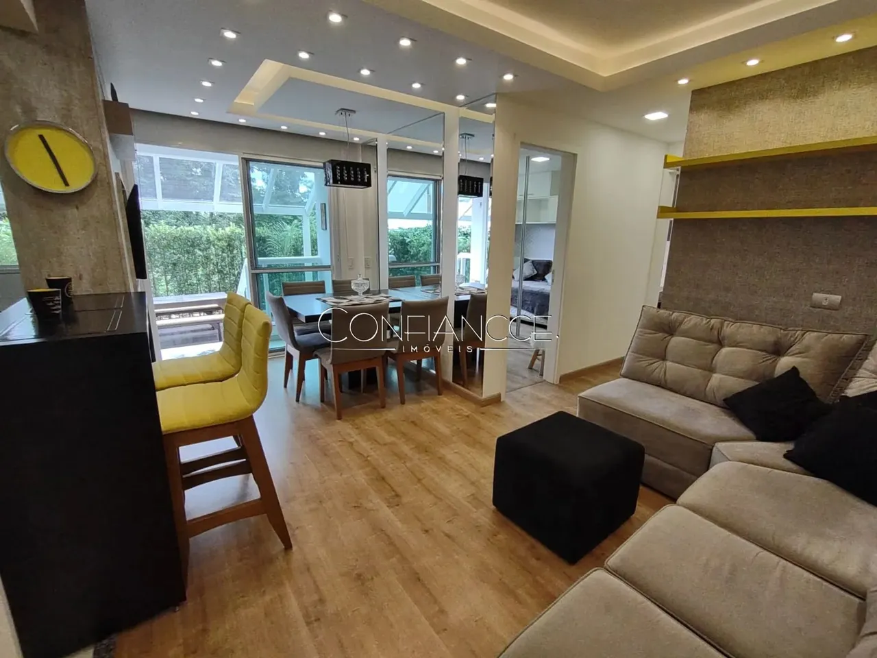 Apartamento Mobiliado para alugar no Bacacheri, Curitiba - PR | Confiancce Imóveis