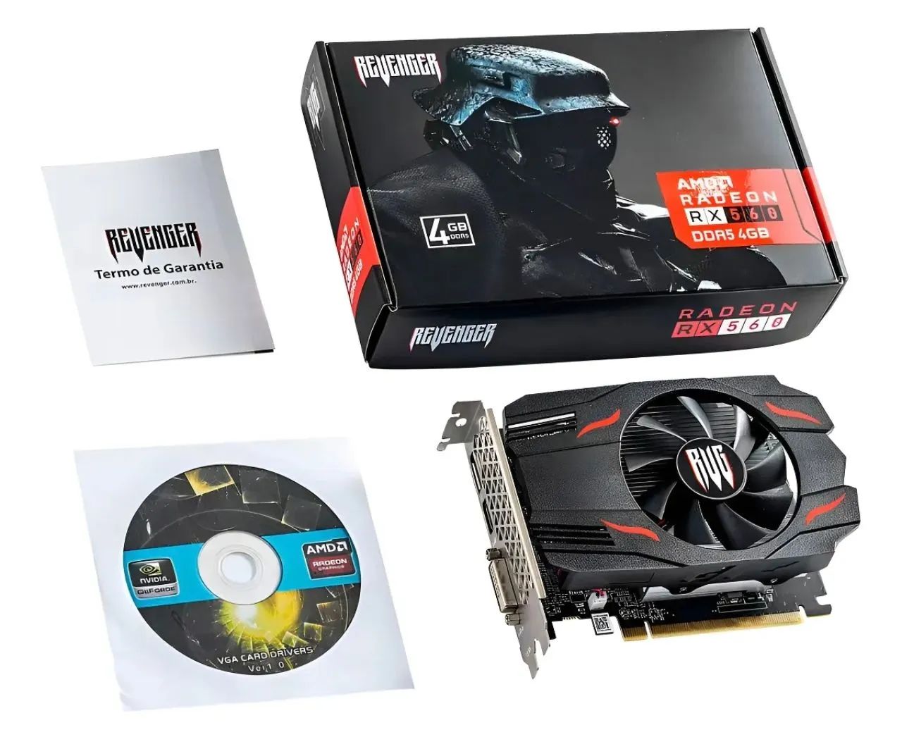 Placa de vídeo RX 560 4gb Revenge