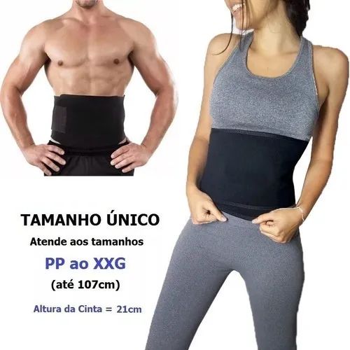 Cinta Modeladora Fitness Para Suar De Verdade Modela Unissex Acelere Seu Resultado - Foto 4