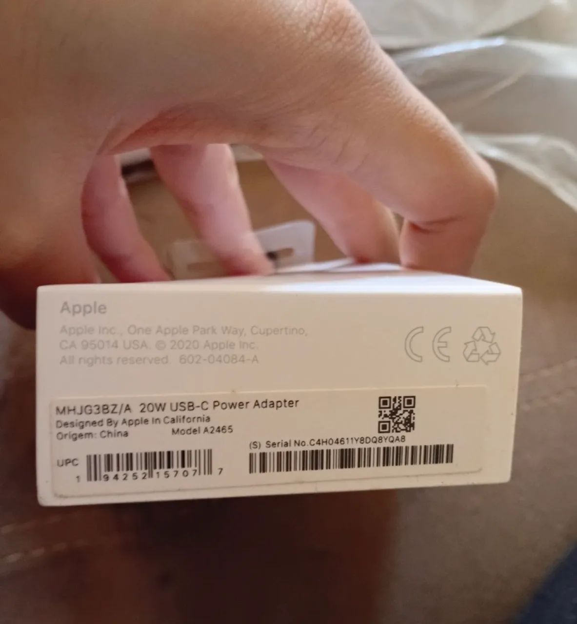 Carregador 20w power adaptar usb-c - Foto 2