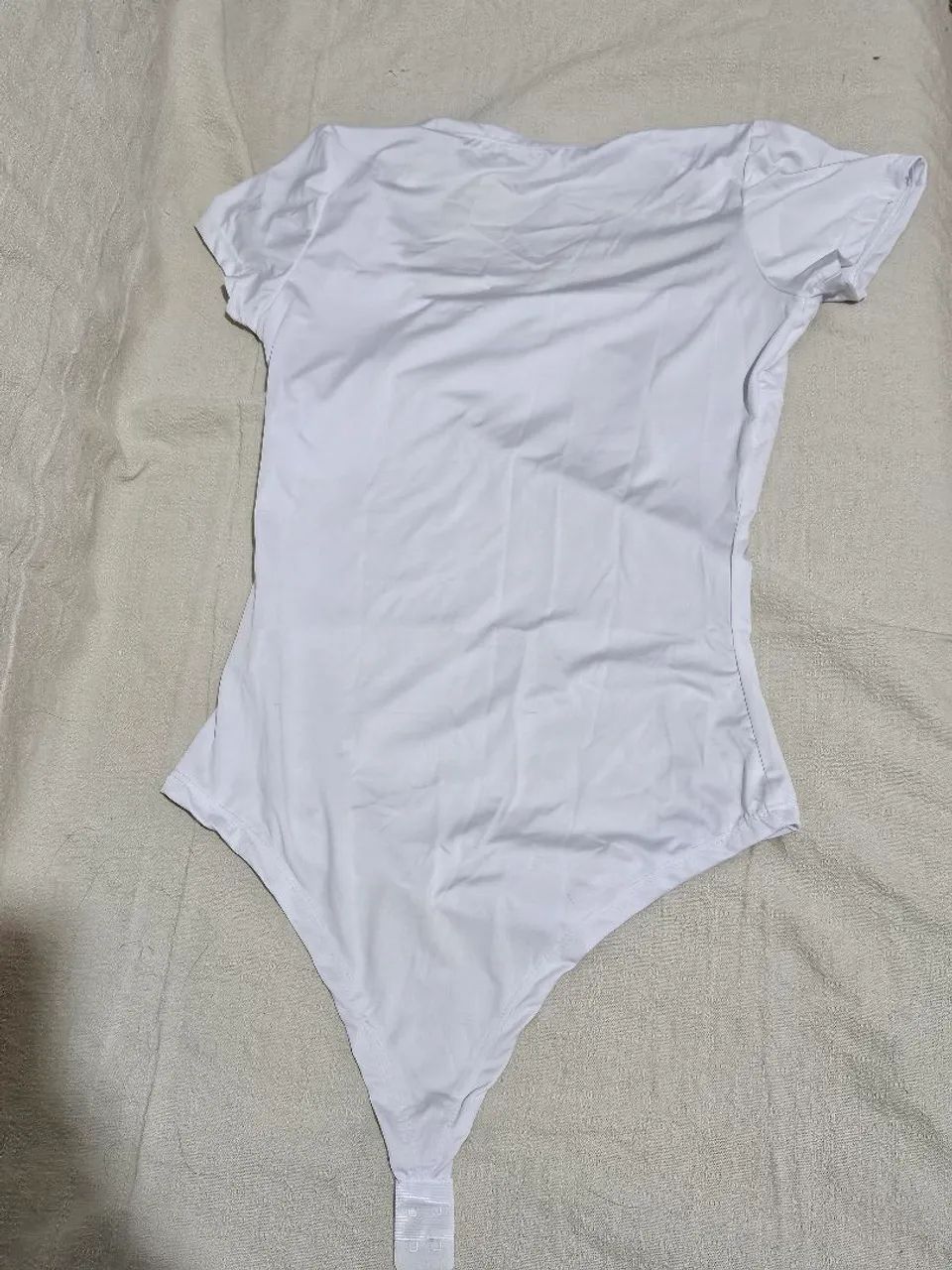 Body Branco De Malha  - Foto 2