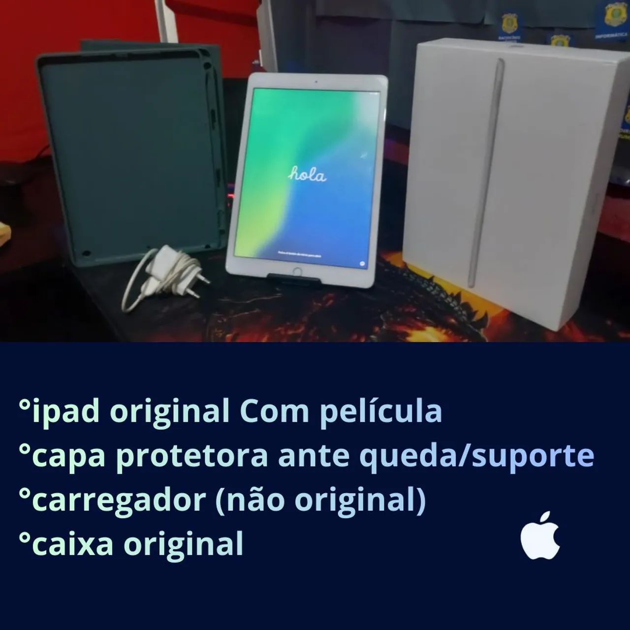 Ipad original + capa protetora + carregador + caixa original  - Foto 4
