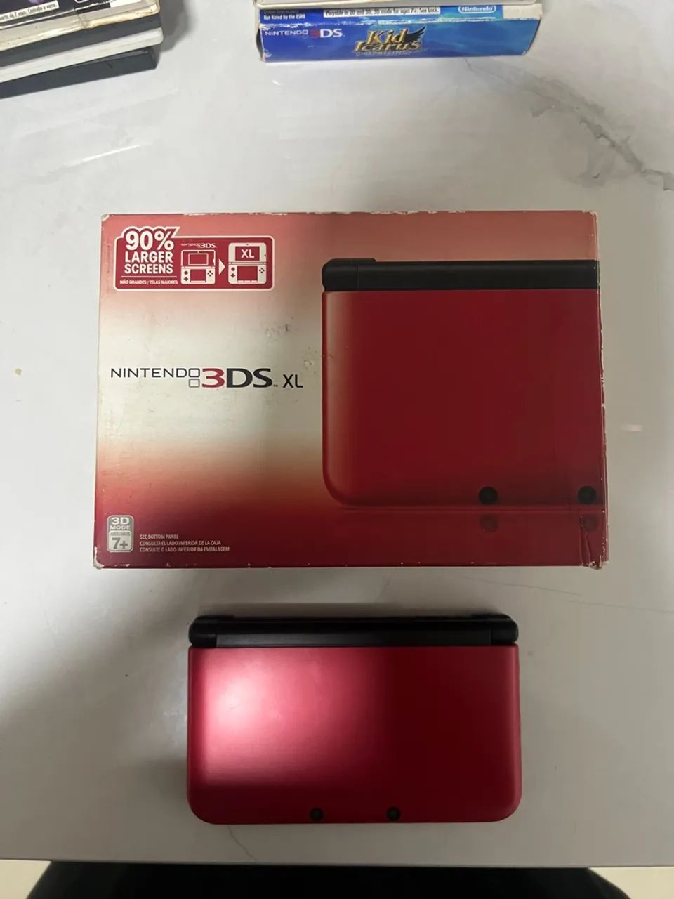 Nintendo 3DS XL Vermelho - Console de Vídeo Game