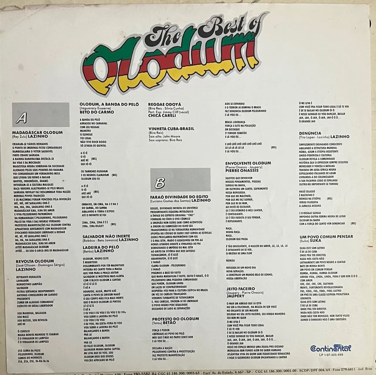 Disco The best of Olodum  - Foto 4