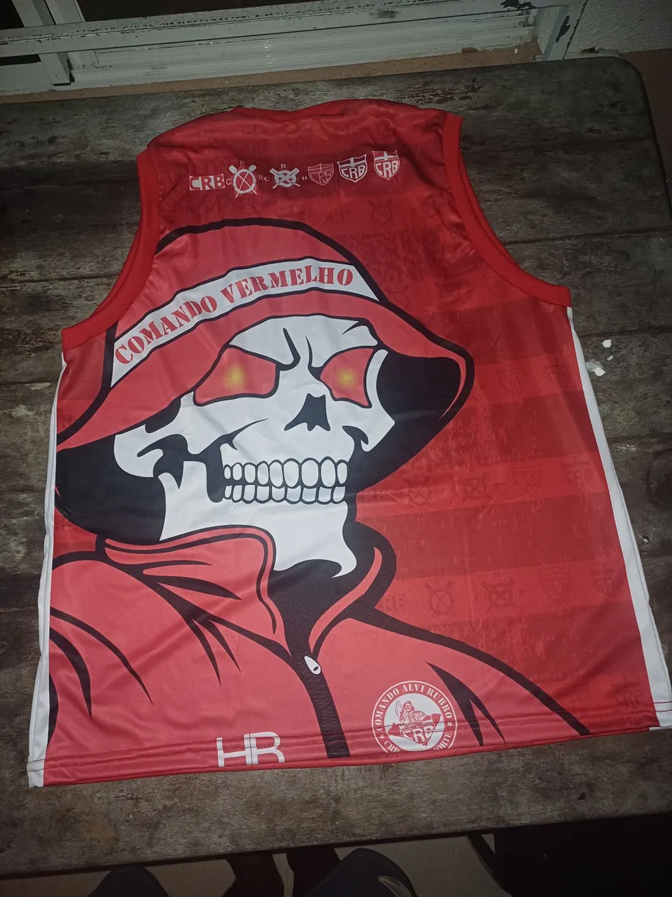 Camiseta Regata Comando Vermelho