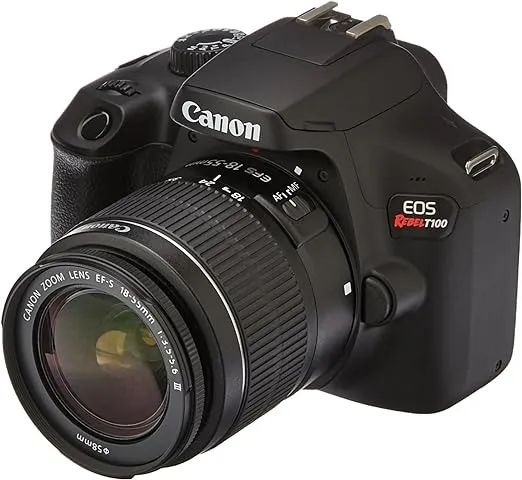 Kit Câmera Canon Rebel T-100 + 2 Conjuntos de Lentes + Acessórios.