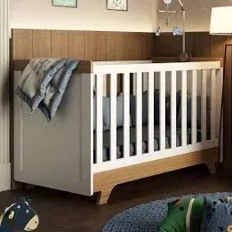 Berço Moderno com Design Amadeirado 2x1 - Foto 2
