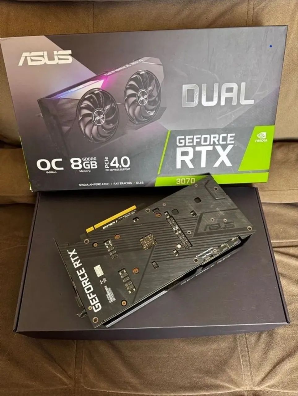 RTX 3070 oc  8gb - Asus Tuf Gaming RGB original - Foto 6