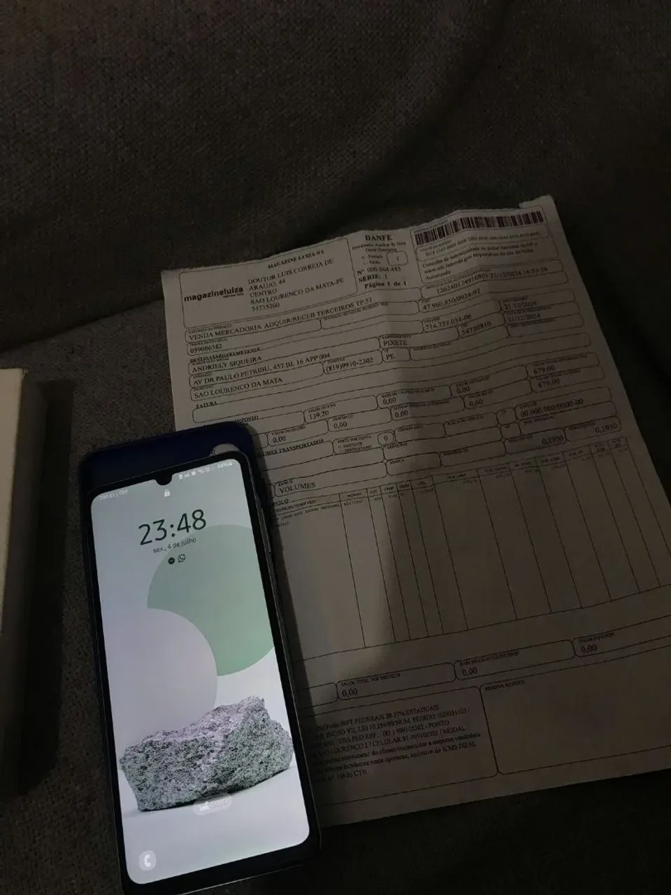 Samsung com Biometria facial novo não abaixo o preço