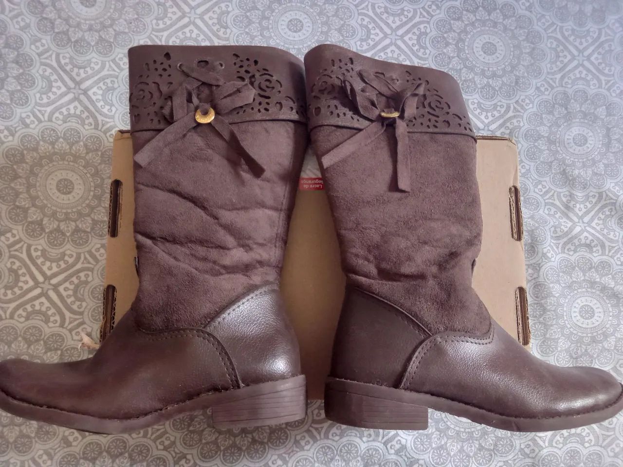 Botas de couro Pampilli N. 29 - MENOR PREÇO! Leia o anúncio por favor. - Foto 2
