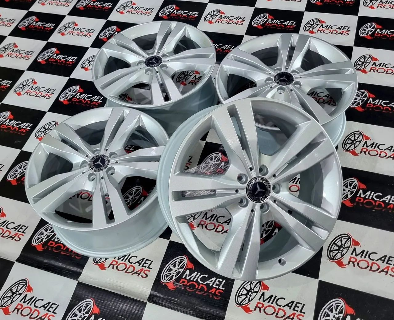 Jogo de rodas 19" Mercedes SLK e ml350 Originais 5x112 + Pintura Nova  - Foto 6