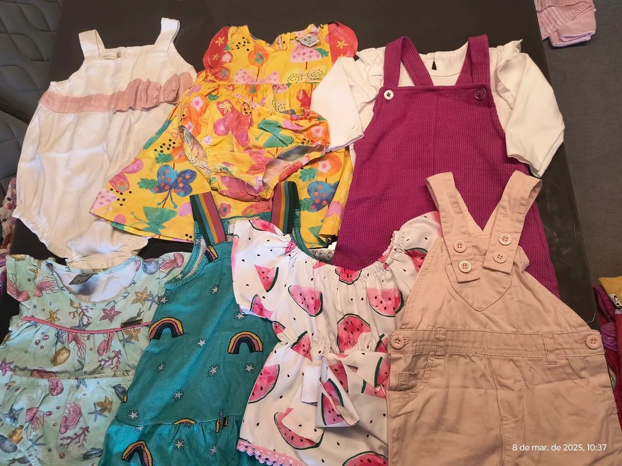 Lote de Roupas Infantis para Menina - Tamanhos Variados