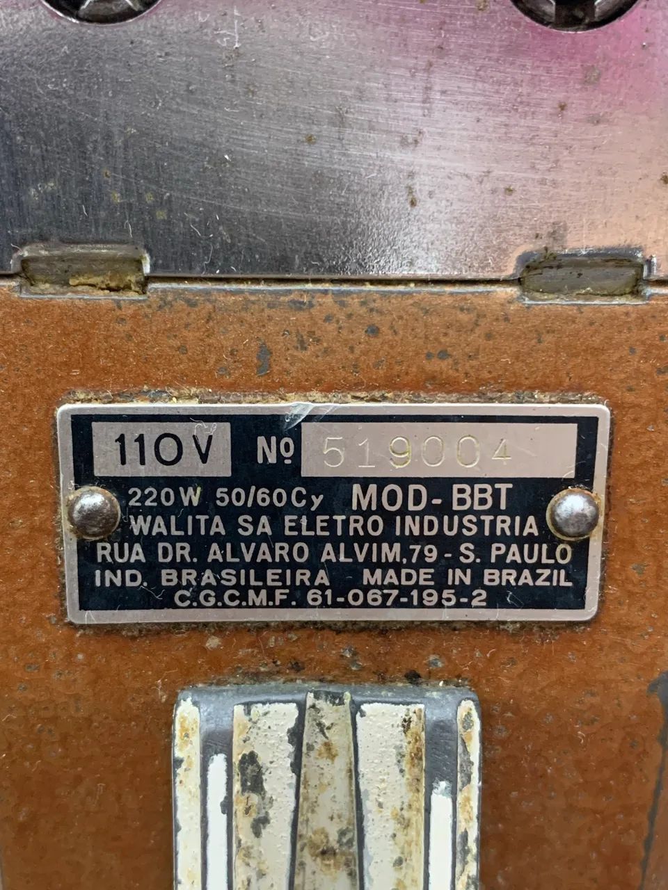 BATEDEIRA WALITA - Década 60/70 - Foto 6