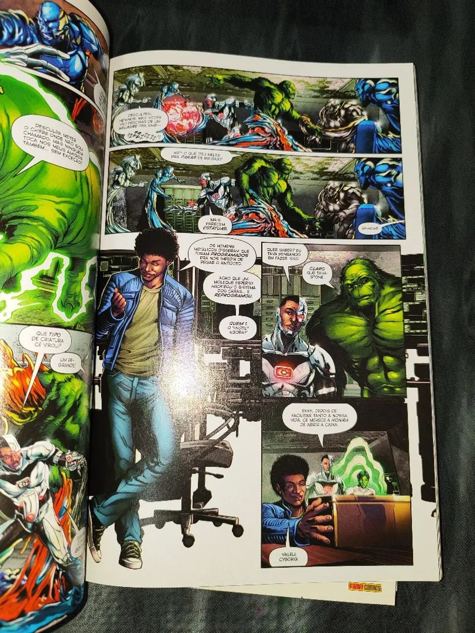 Universo DC Renascimento Cyborg 1,2 e 3 - Panini  - Foto 4